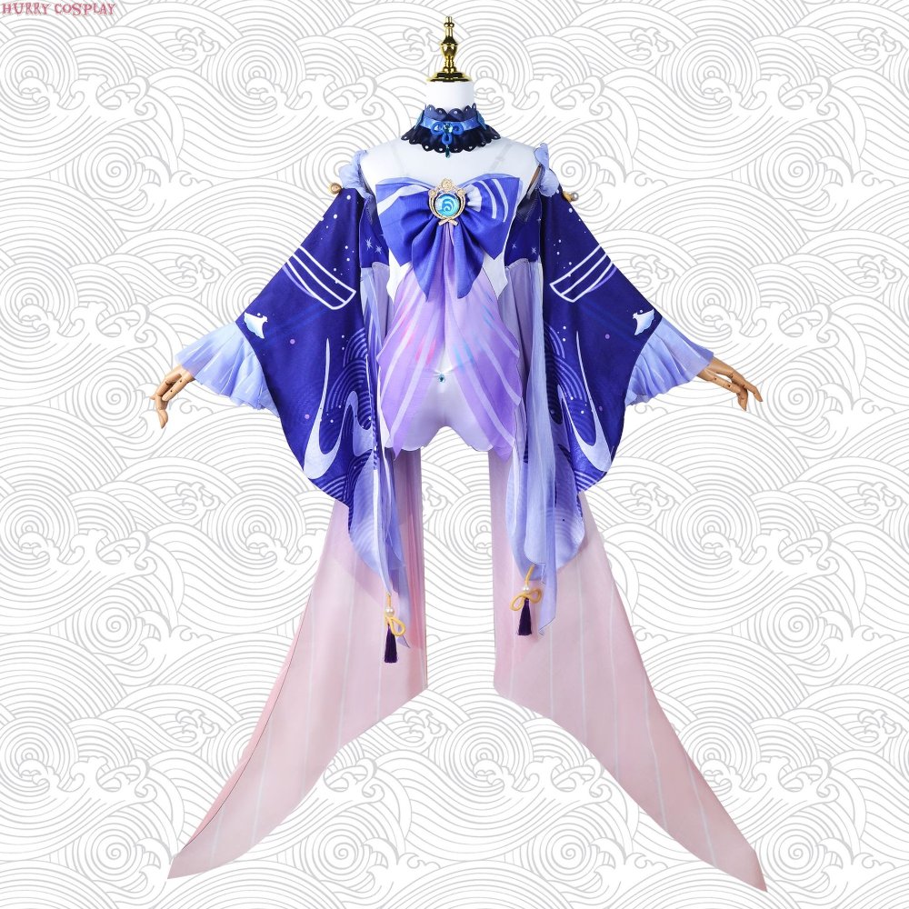 Game Cosplay,Genshin Impact,Genshin Impact Sangonomiya Kokomi Cosplay Costume